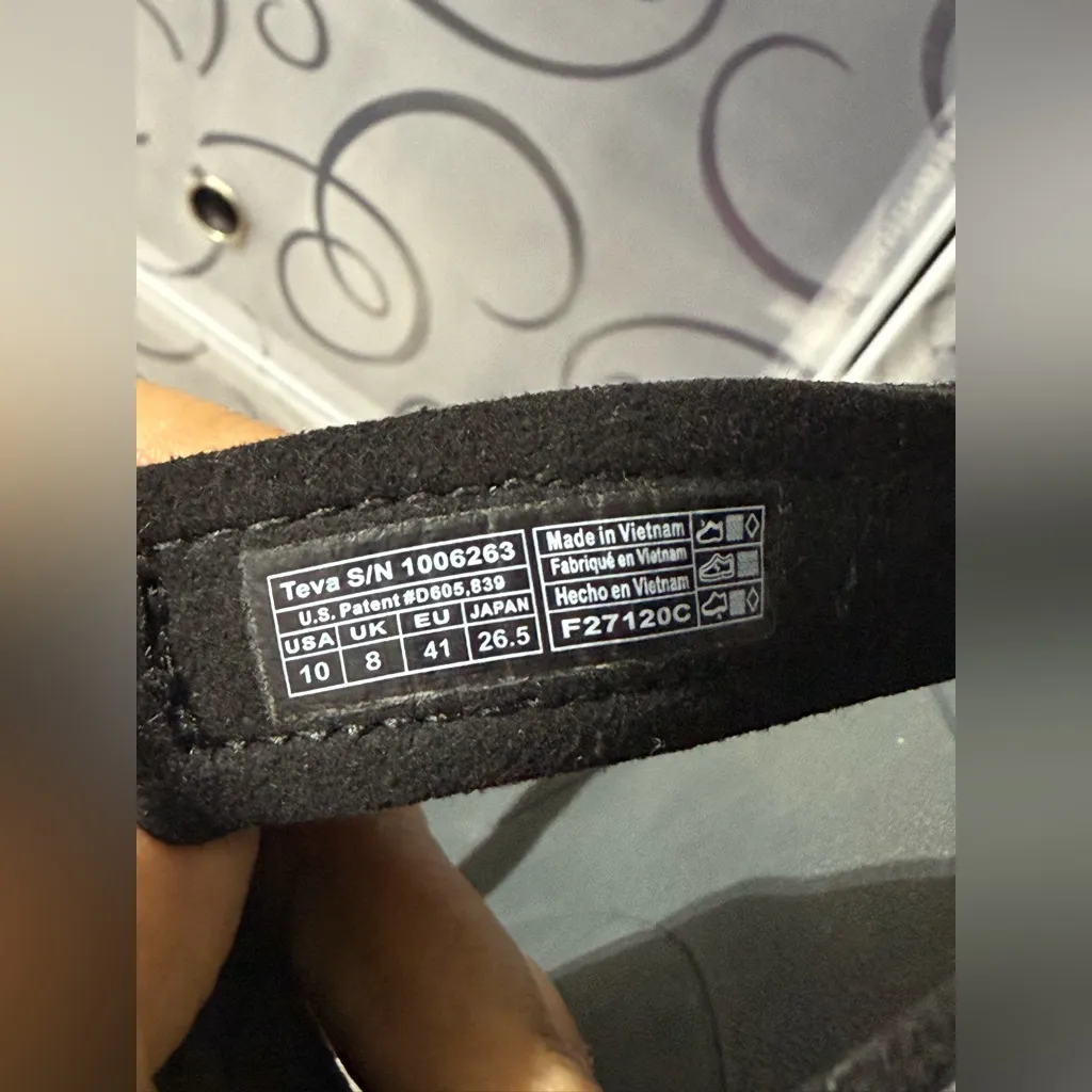 Teva Verra Women's Sandals, Antiguous Black Multi Size 10 - Image 10