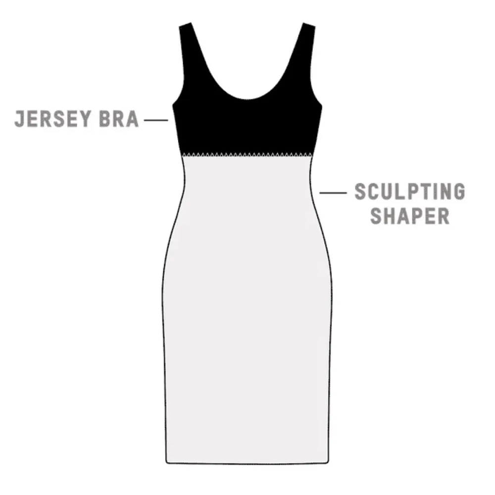 The Sculpting MIDI Dress by SHEER Black - Image 9