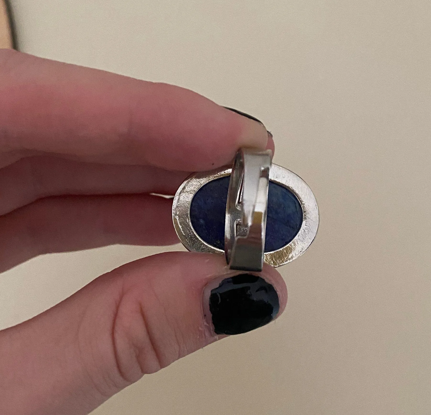 mindful souls Silver Crystal Ring - Image 3