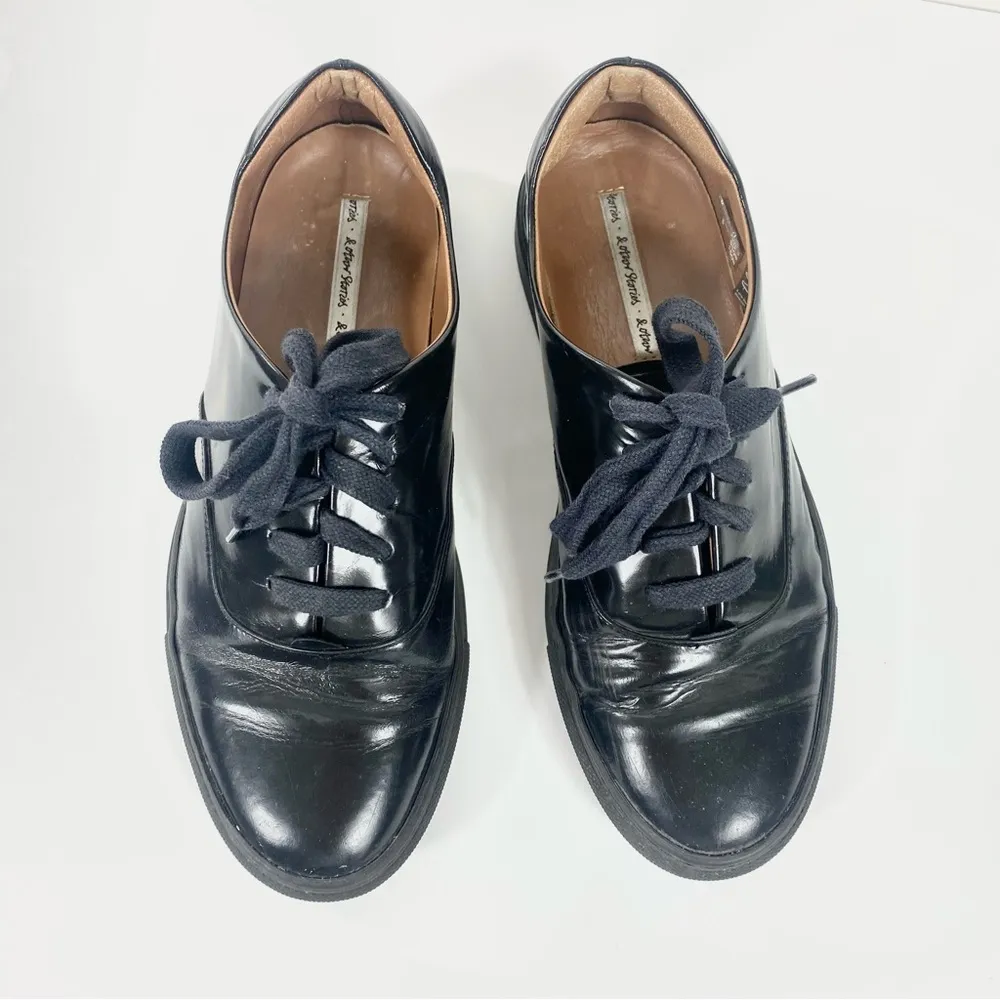 &Other stories Black patent leather sneakers - Image 3