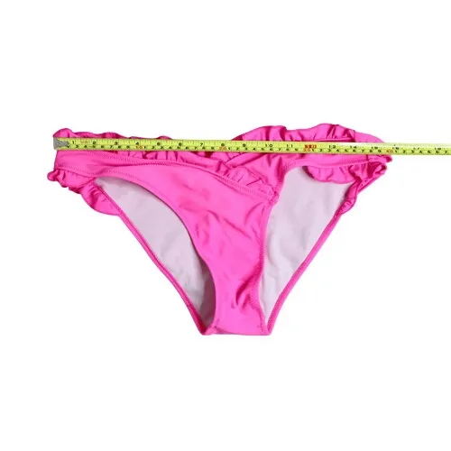 Arizona Jean Yellow Pink Cried Ruffle Tankini Floral 2pc Swimsuit LARGE Poolcore - Image 14