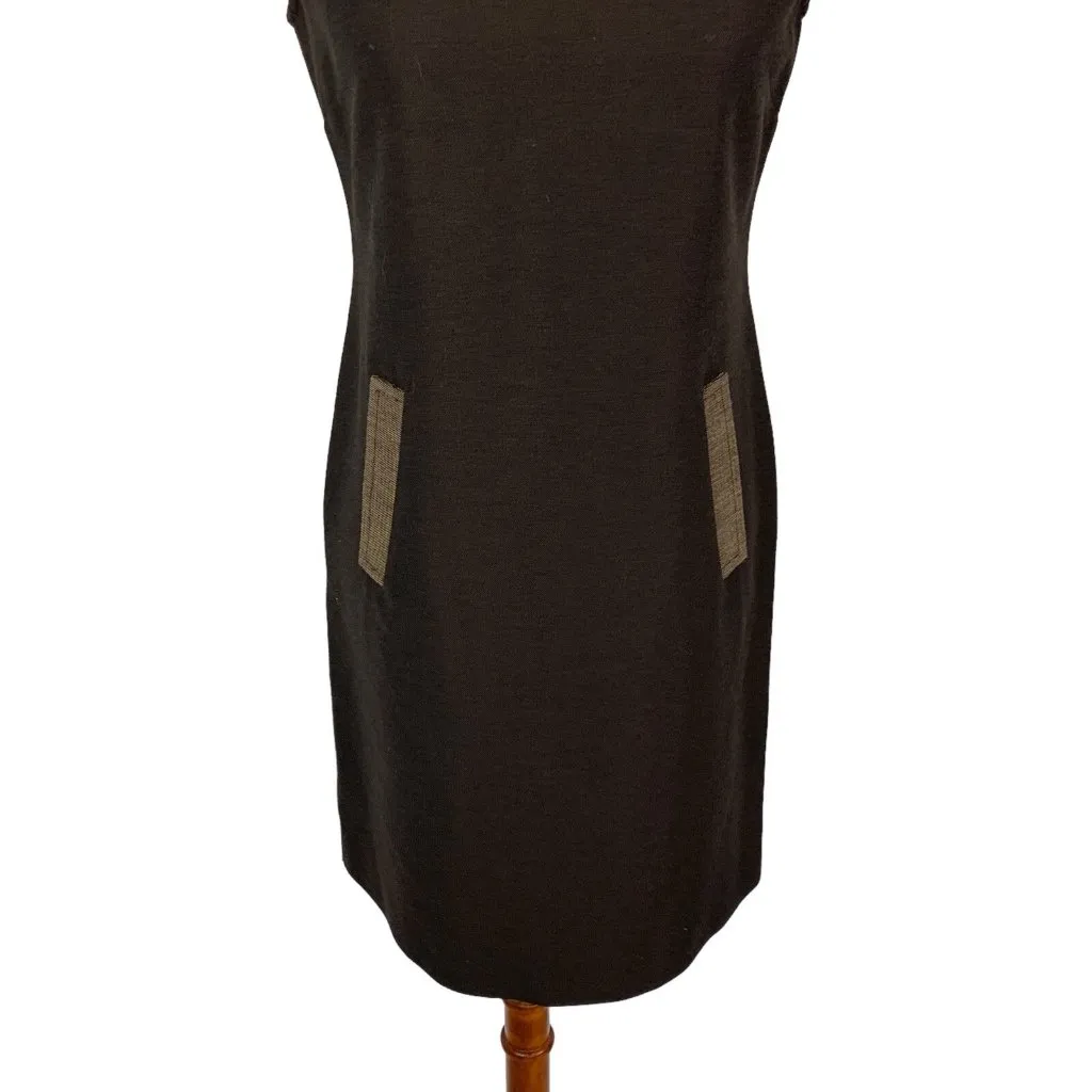 W By Worth Women’s Dress 2 Brown Career Sleeveless Professional Workwear - Image 3