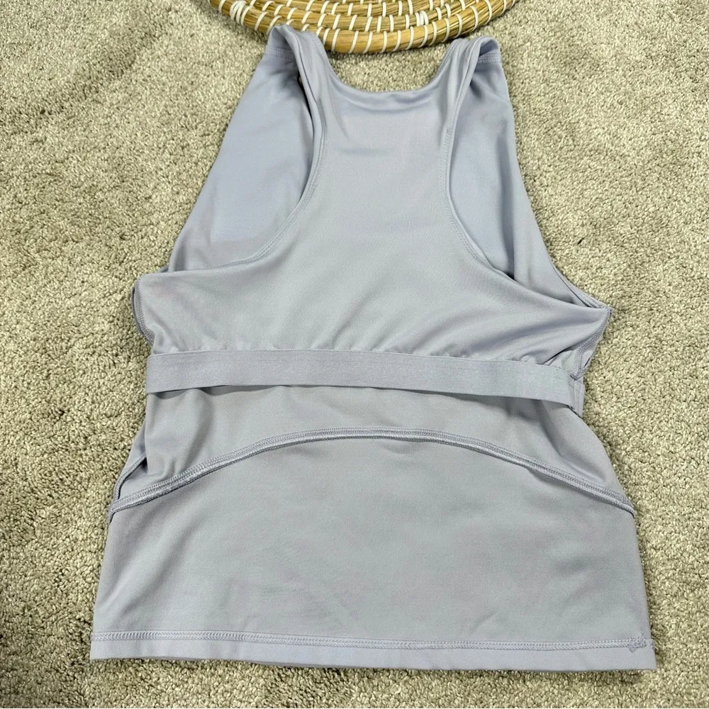 All In Motion  Everyday Soft Racerback Tank Top Built in Bra in Lilac Size S - Image 9