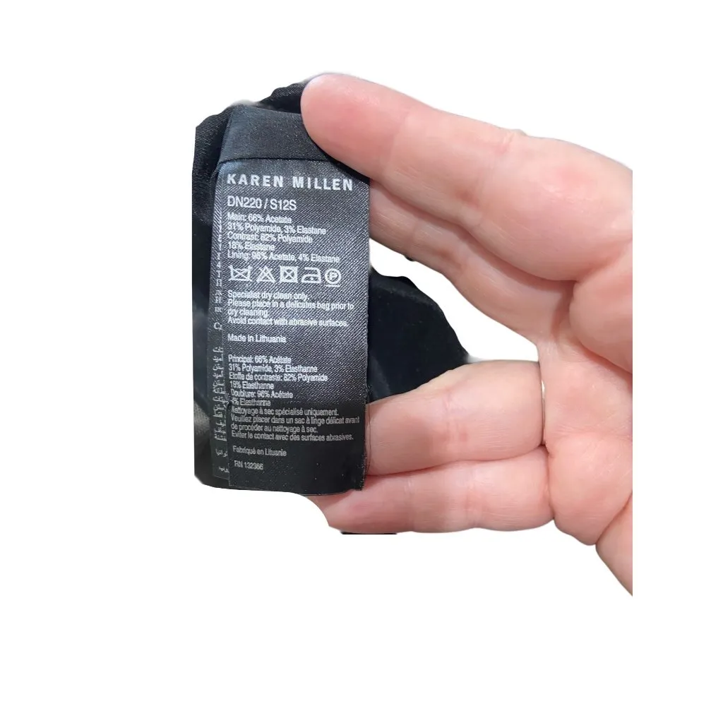 Karen Millen Dress Black Size L (UK 16) NWT - Image 4