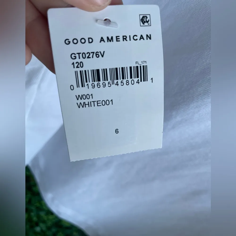 Good American - Cropped Cotton T-Shirt | So Soft! White - NWT | Size 3X/ GA6 - Image 12