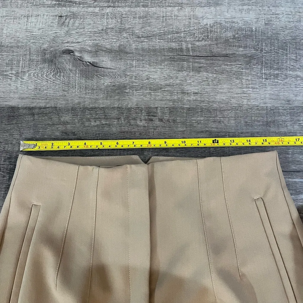 ZARA high waisted tan trousers - Image 7