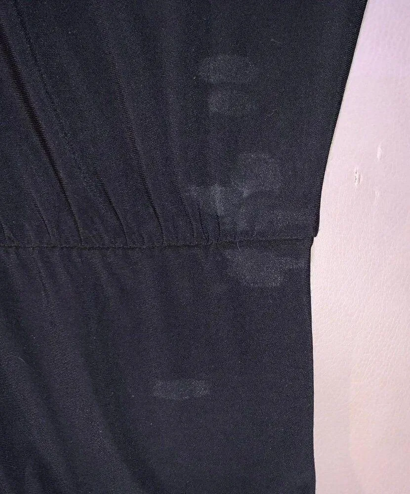 Fredericks of Hollywood Dress Large Black Asymmetrical Sleeve Blouse Womens Clot - Image 8