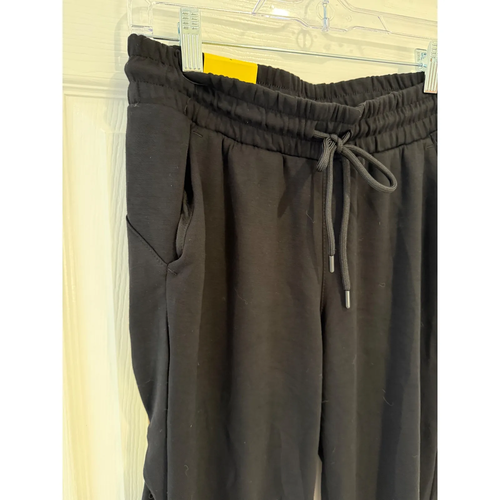Danskin Joggers Lounge‎ Pants with Pockets Drawstring Waist Black Size S - Image 2