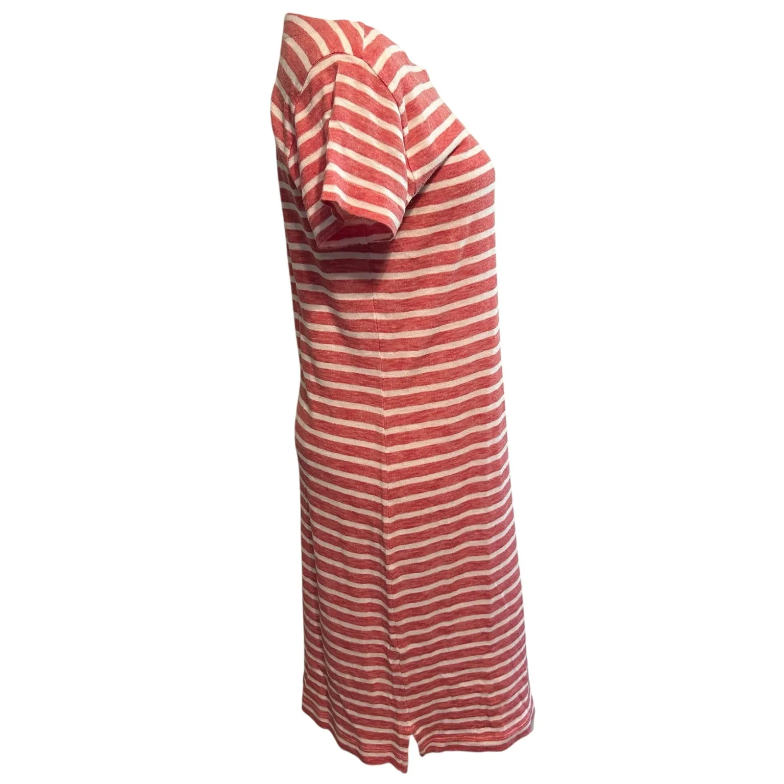 Vineyard Vines Women 100% Pima Cotton Dress SZ XS Pink Striped Beach Casual - Image 3