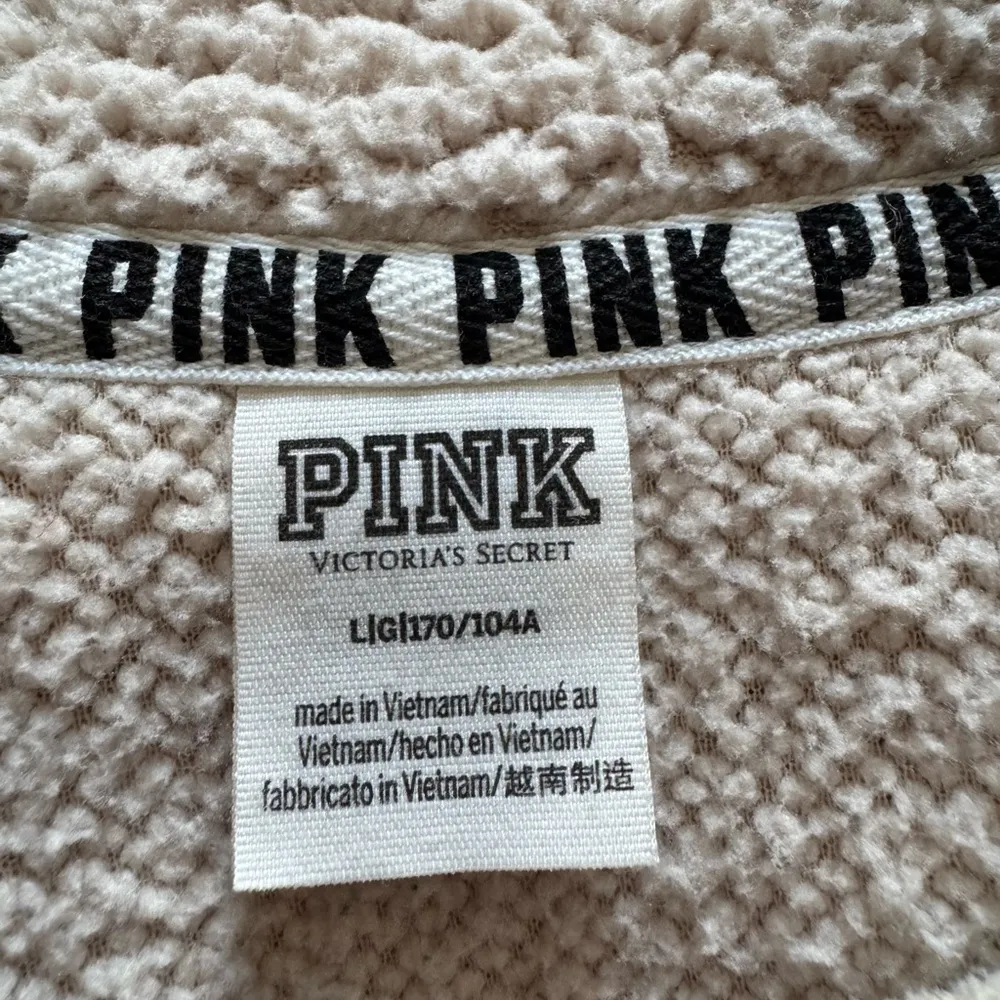 PINK Victoria’s Secret Teddy Fleece Quarter Zip Sweater - Image 4