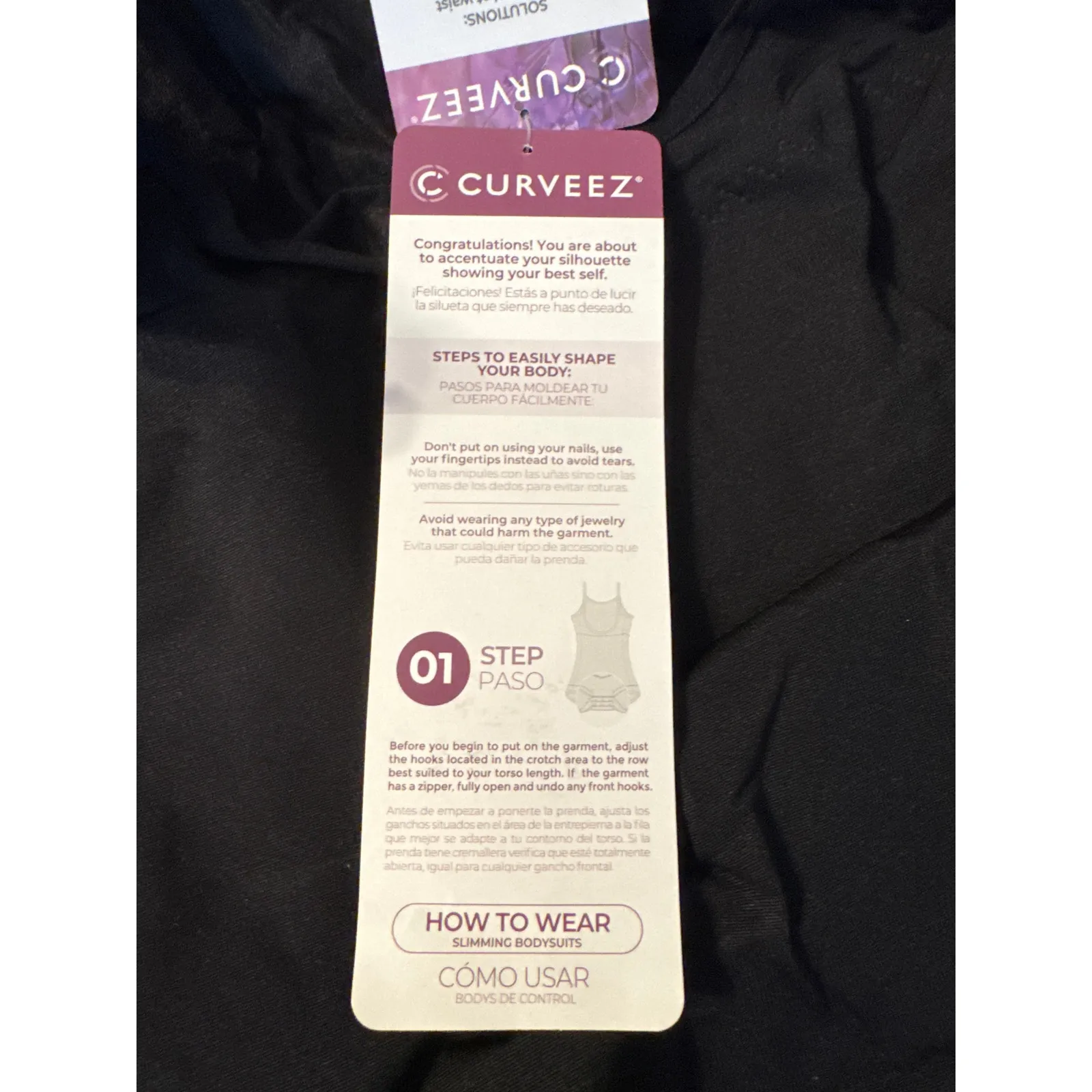 Brand New Curveez 1515 Women's Size XL Ultra Shaping Hip Hugging Bodysuit Nude Tan - Image 6