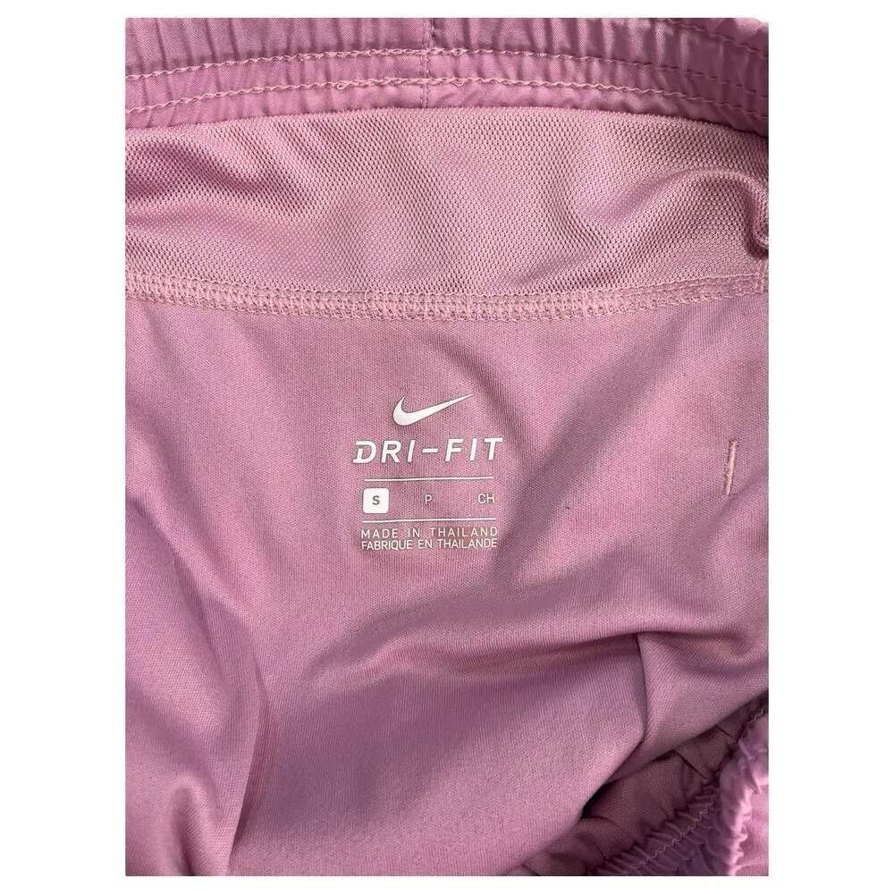 Nike Running Shorts Womens Small Pink Dri Fit Lined Athletic Walking Workout Gym - Image 5