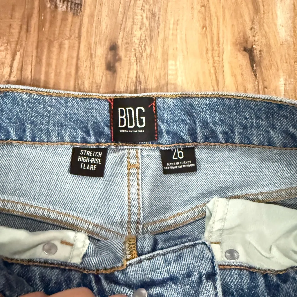 BDG  Light Blue Flare Women's Jeans - Image 2