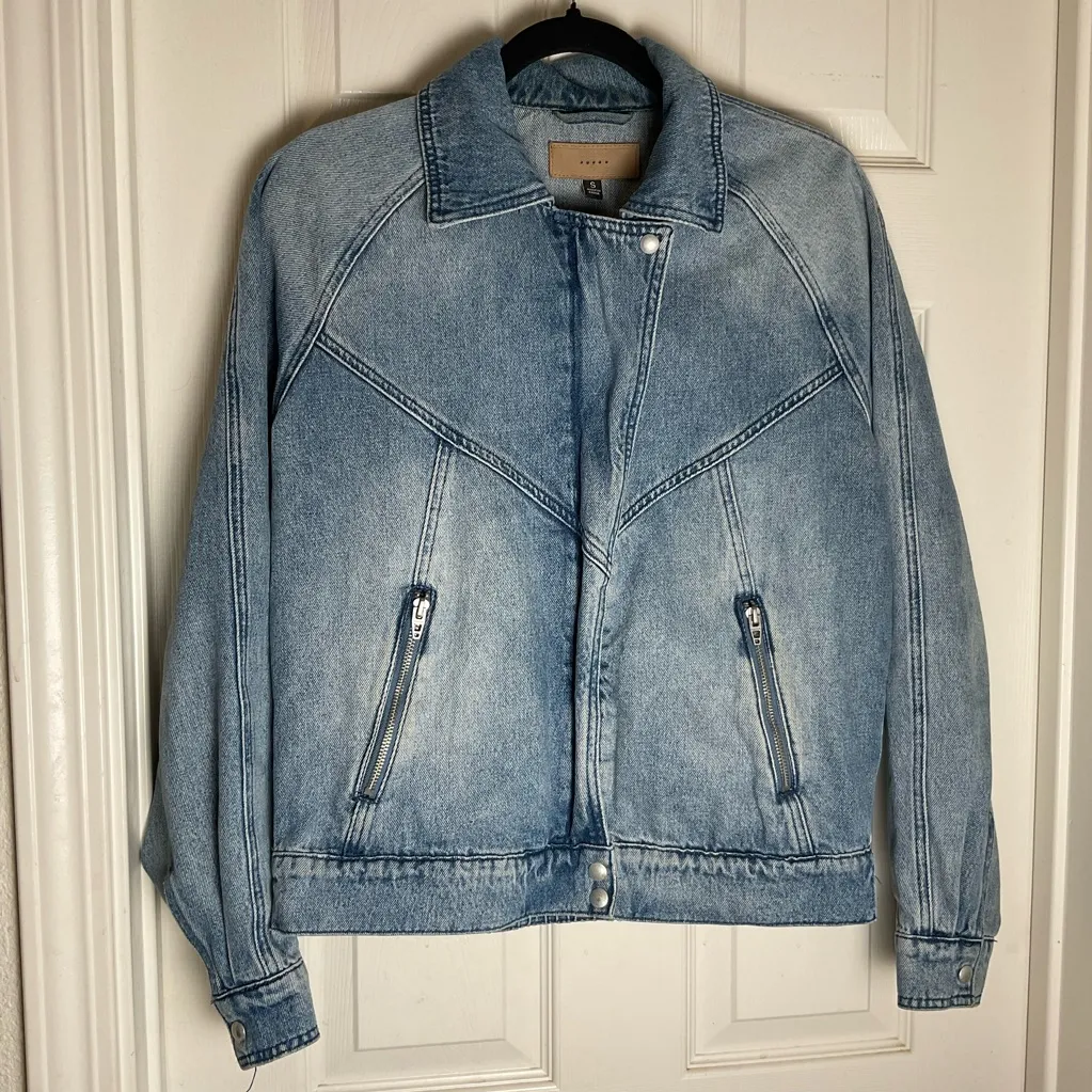 BLANKNYC Woman’s Wondering Why Denim Jacket Size small - Image 3