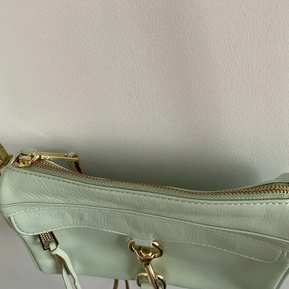 Rebecca Minkoff Mini Mac Crossbody Bag In Aloe - Image 5