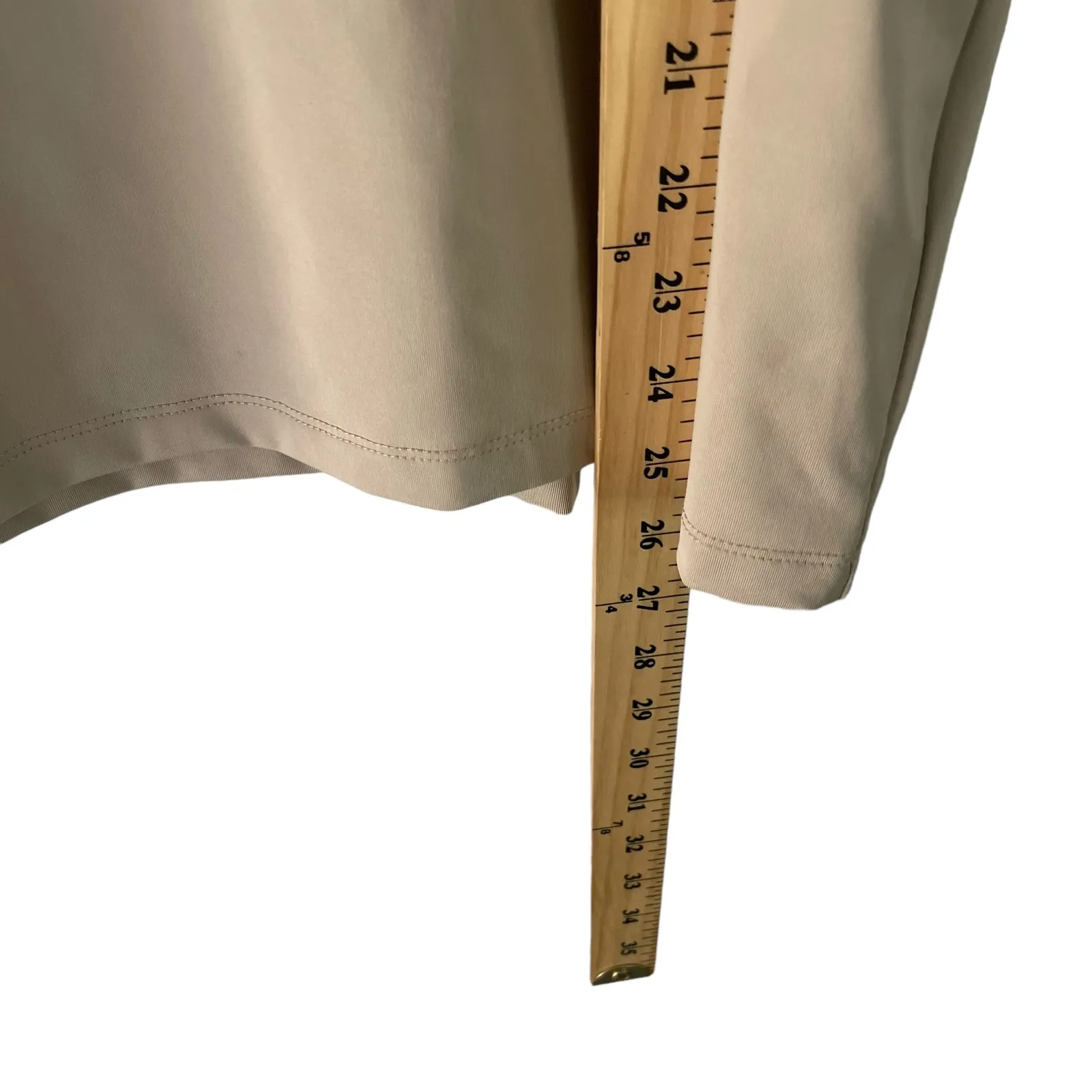 Nivo Women's Size XL‎ Tan Half Zip Tennis Golf Polo Shirt - Image 8