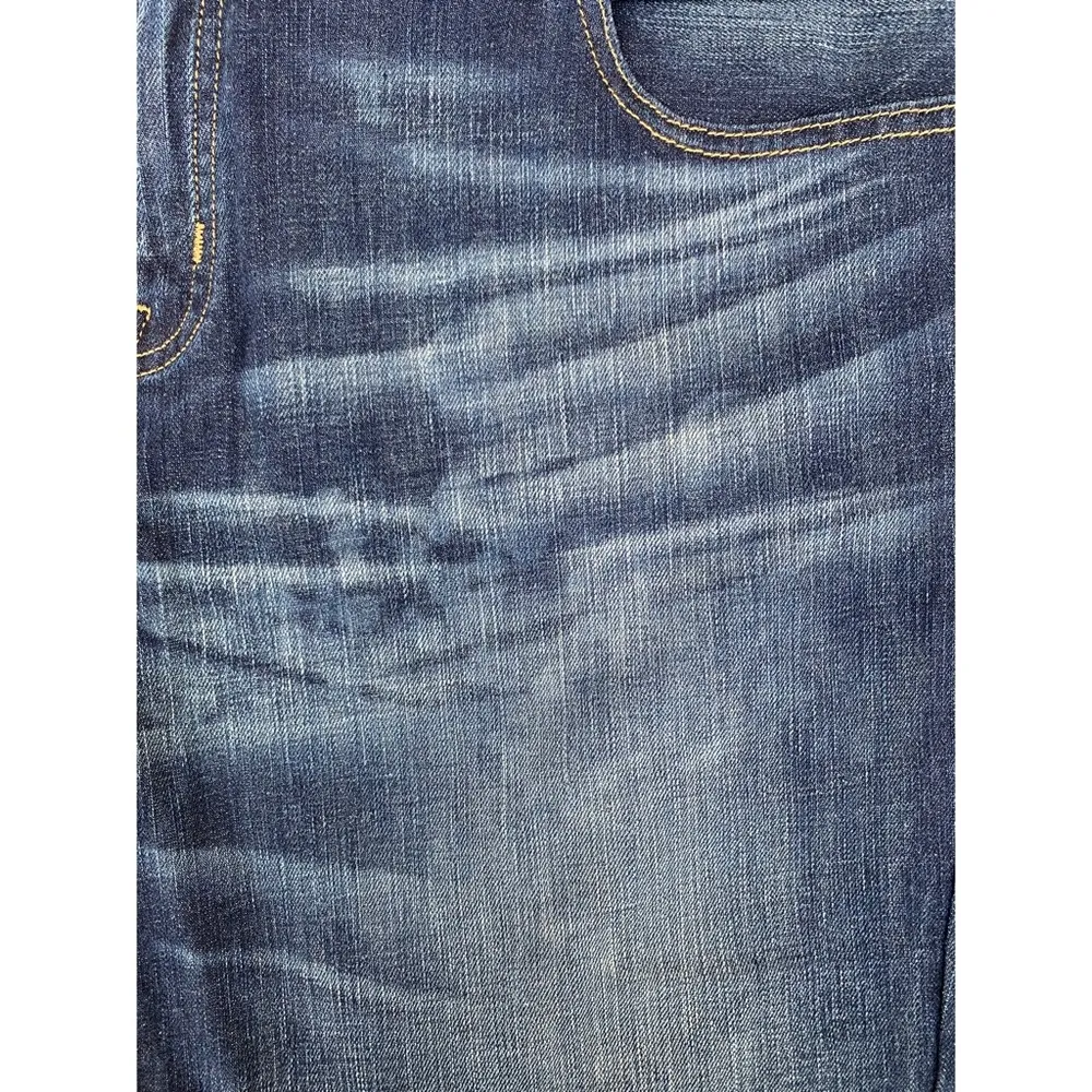 Mossimo Supply Co. Target Low Rise Boyfriend Whiskered Rolled Hem Jeans NWT 18R - Image 6