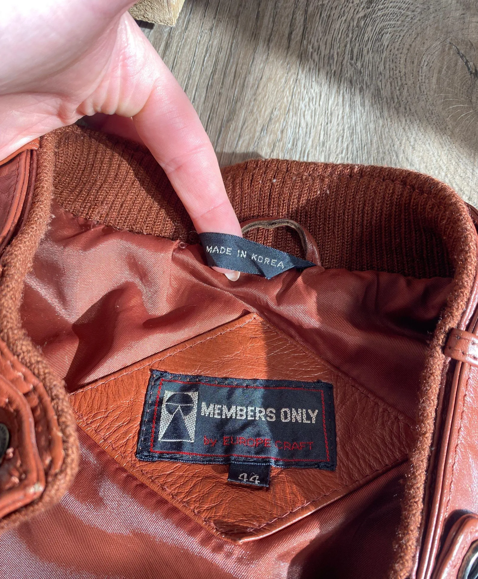 Vintage Leather Jacket - Image 6