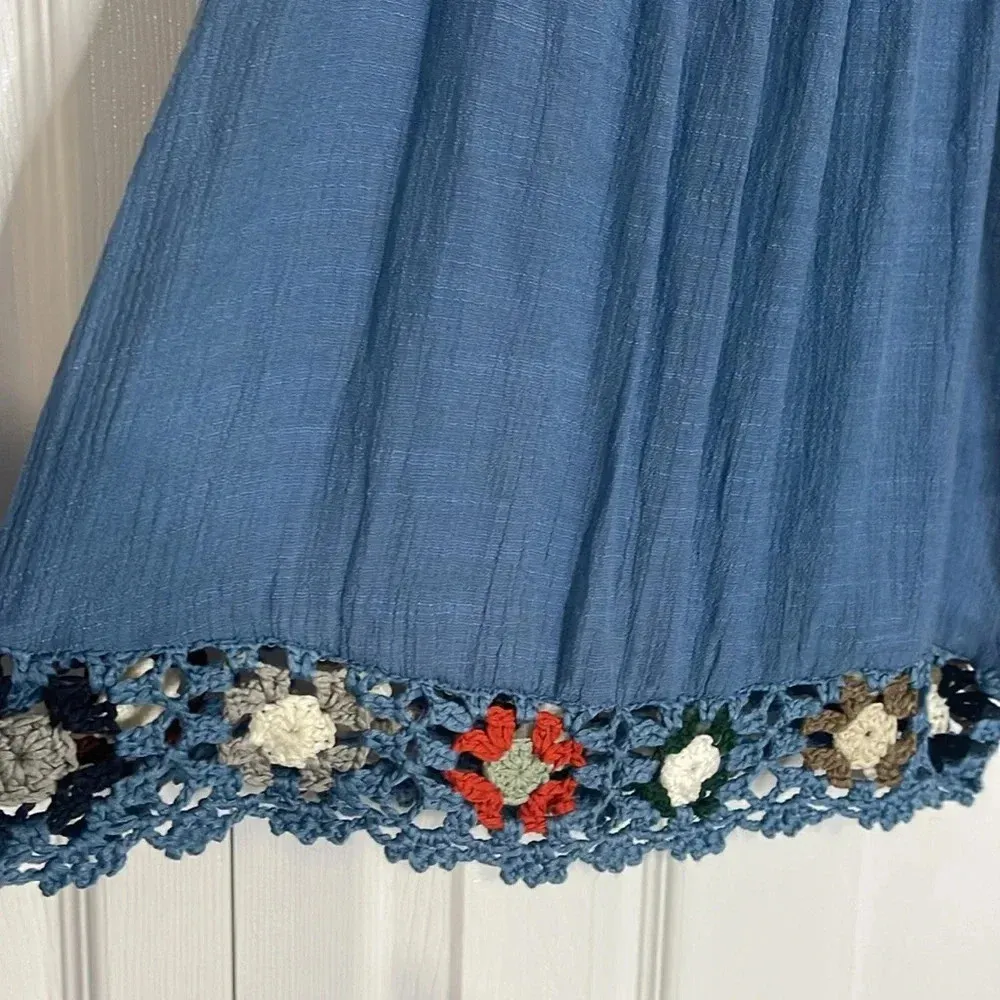 Beach by Exist Hand Made crocheted off shoulder beach dress - Image 4