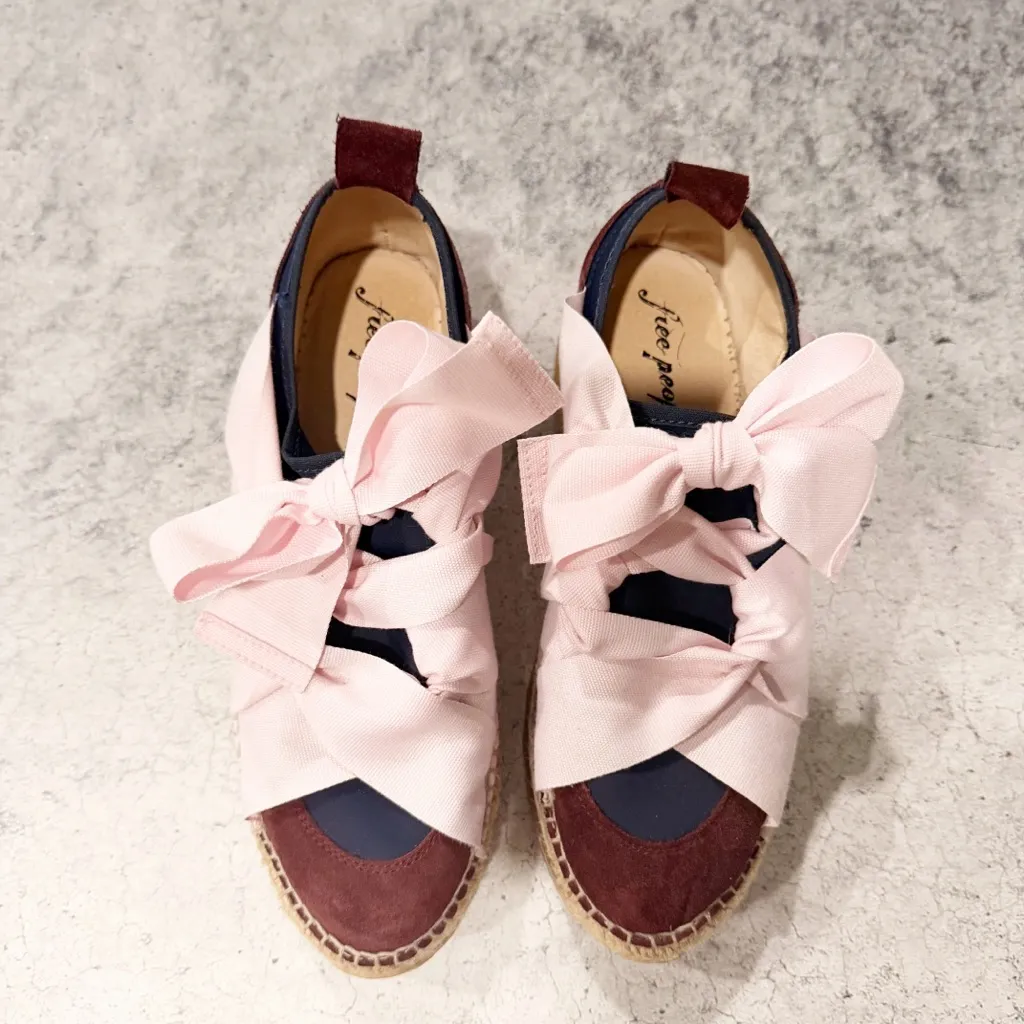 Free People Chapmin Espadrille Sneakers in Rose size EU 37 US 7 - Image 3