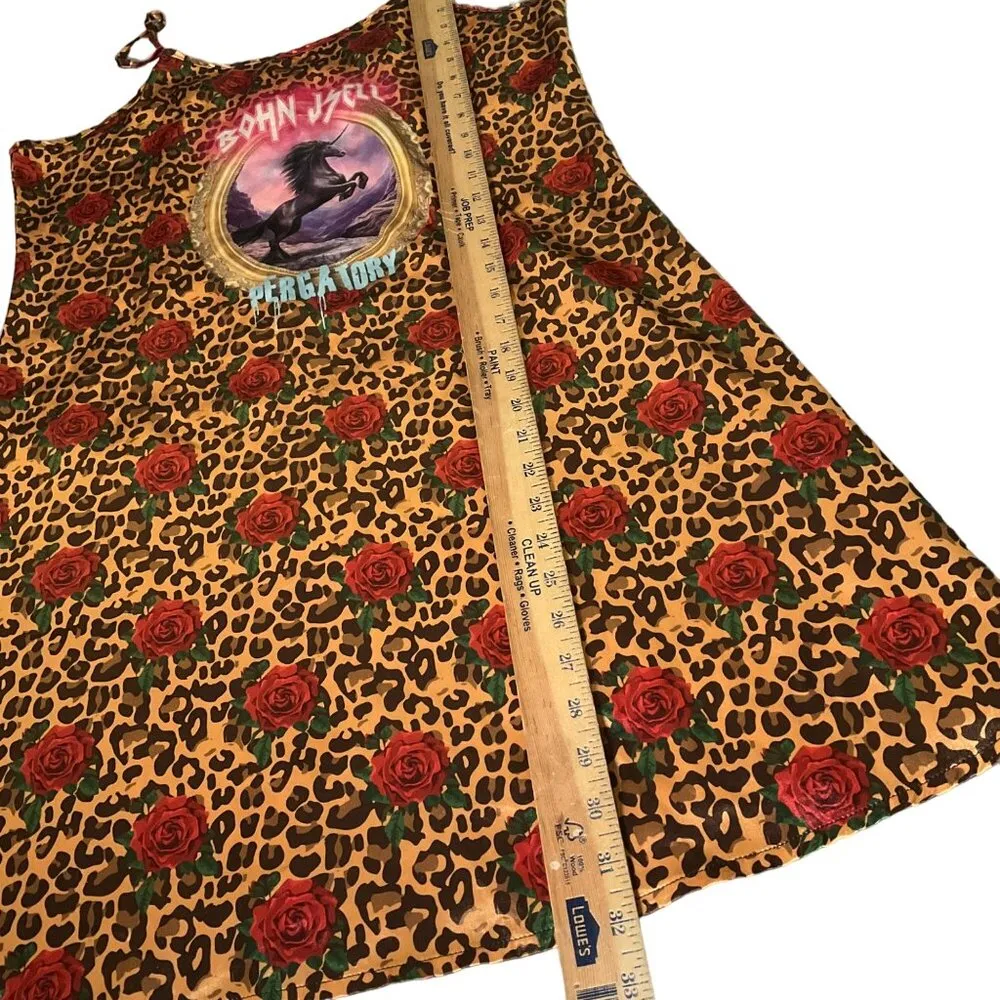 Born Hell Purgatory End All Tour Slip Dress Artscow L silky Bohn JSell Red Size L - Image 6