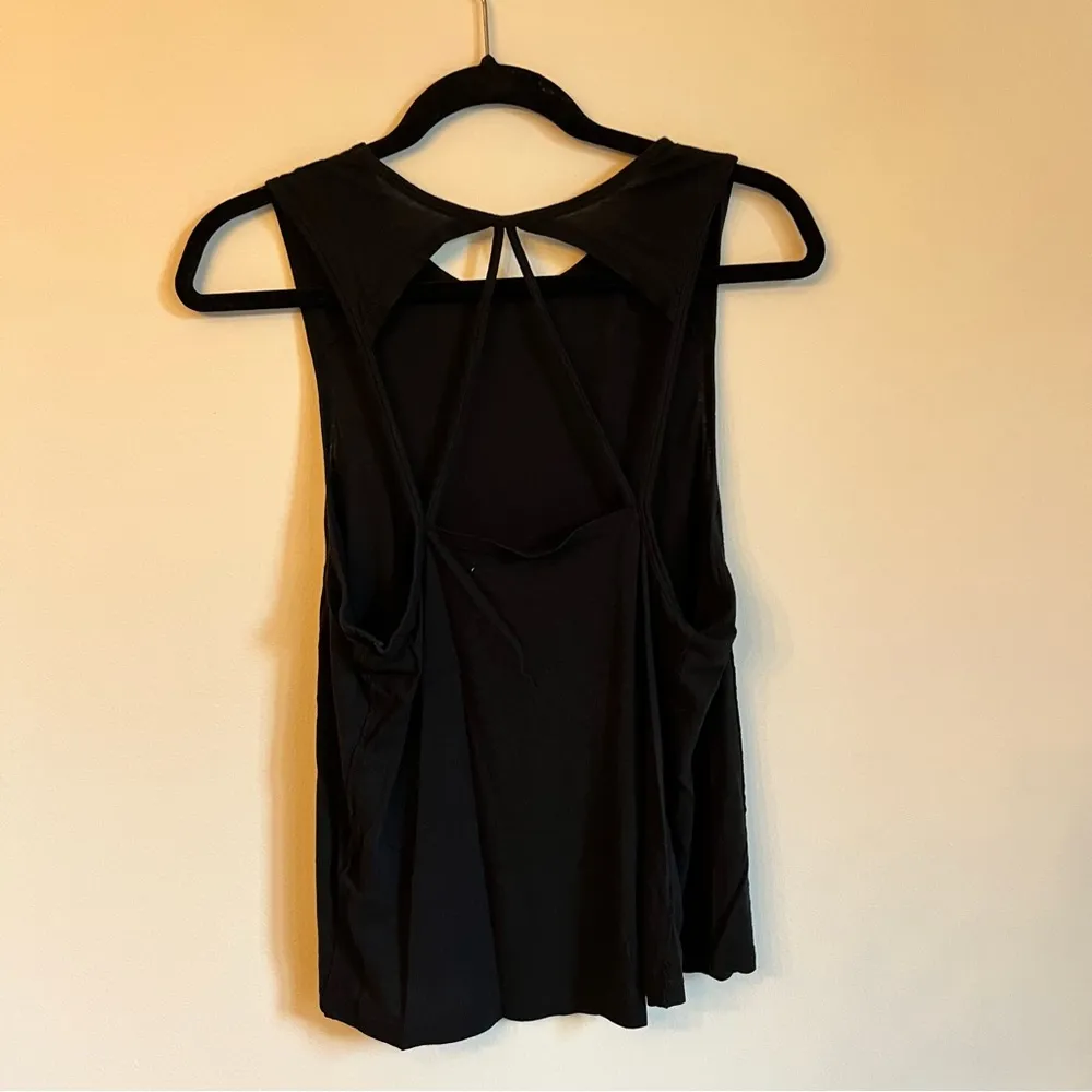 Beyond Yoga Black Athletic Tank Top Criss Cross Back | S - Image 6