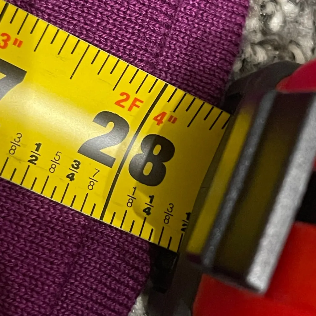 New Issac Mizzrah Purple Button Up V Neck Long Sleeve Cardigan Sweater M - Image 7