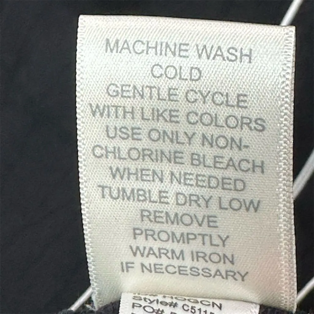 Eileen West Women's Short Sleeve Zipper Front Chemise Night Gown Black Size S - Image 7