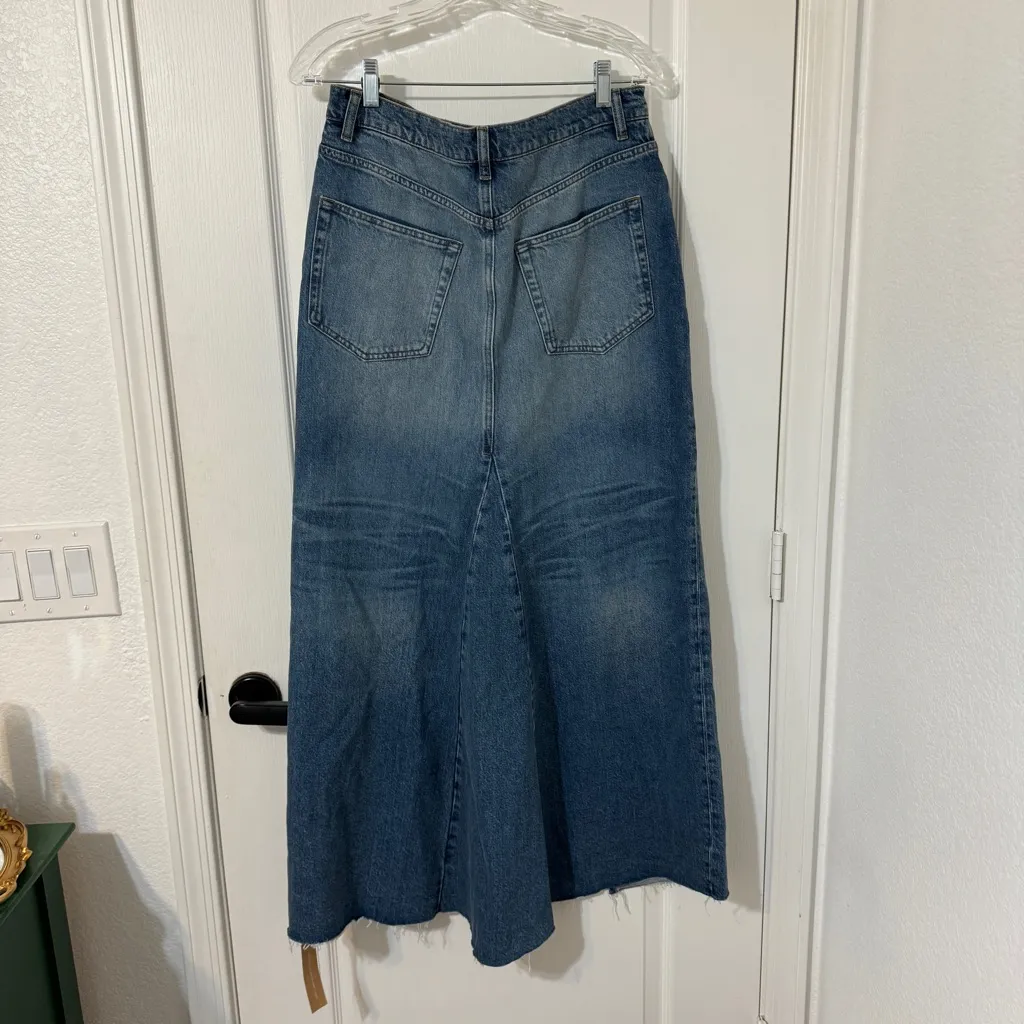 NWT Reformation Tazz Maxi Denim Skirt 26 - Image 7