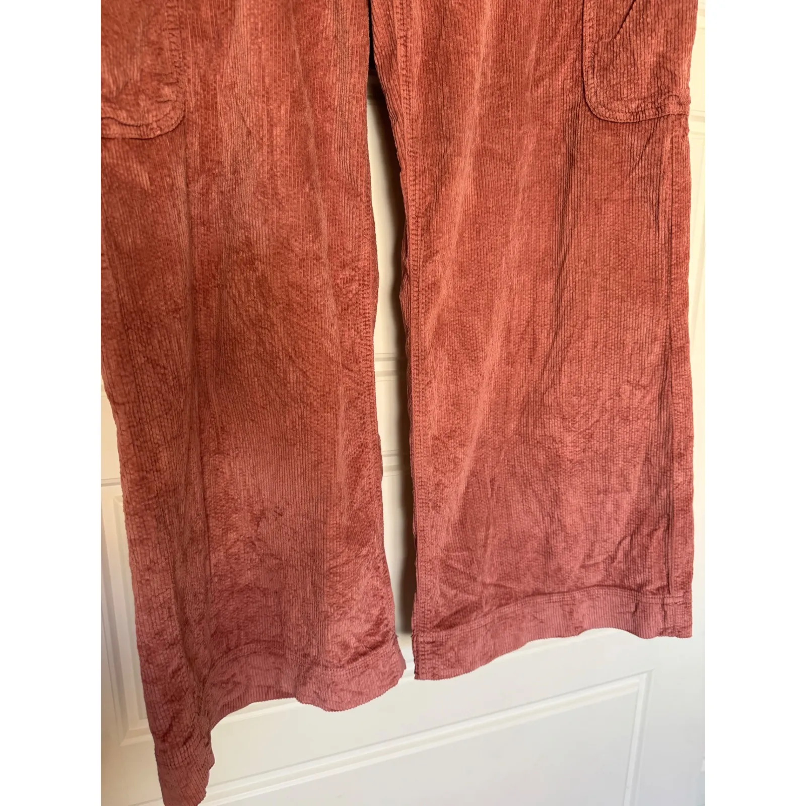 AE sz 16 Dreamy Drape Stretch Corduroy Super High-Waisted Baggy Wide-Leg Pant - Image 13