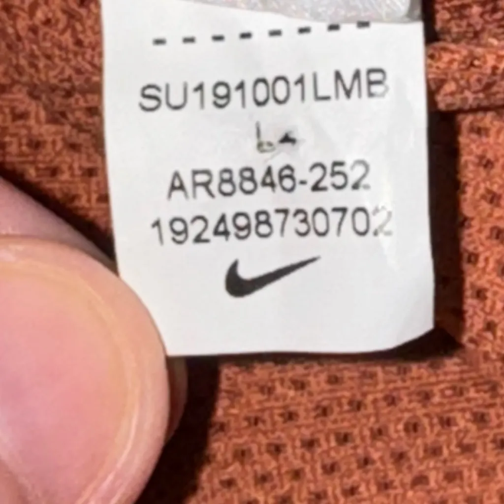 Nike INDY Lattice Sports Bra Racerback Women’s L Large Rust Orange Color - Image 7