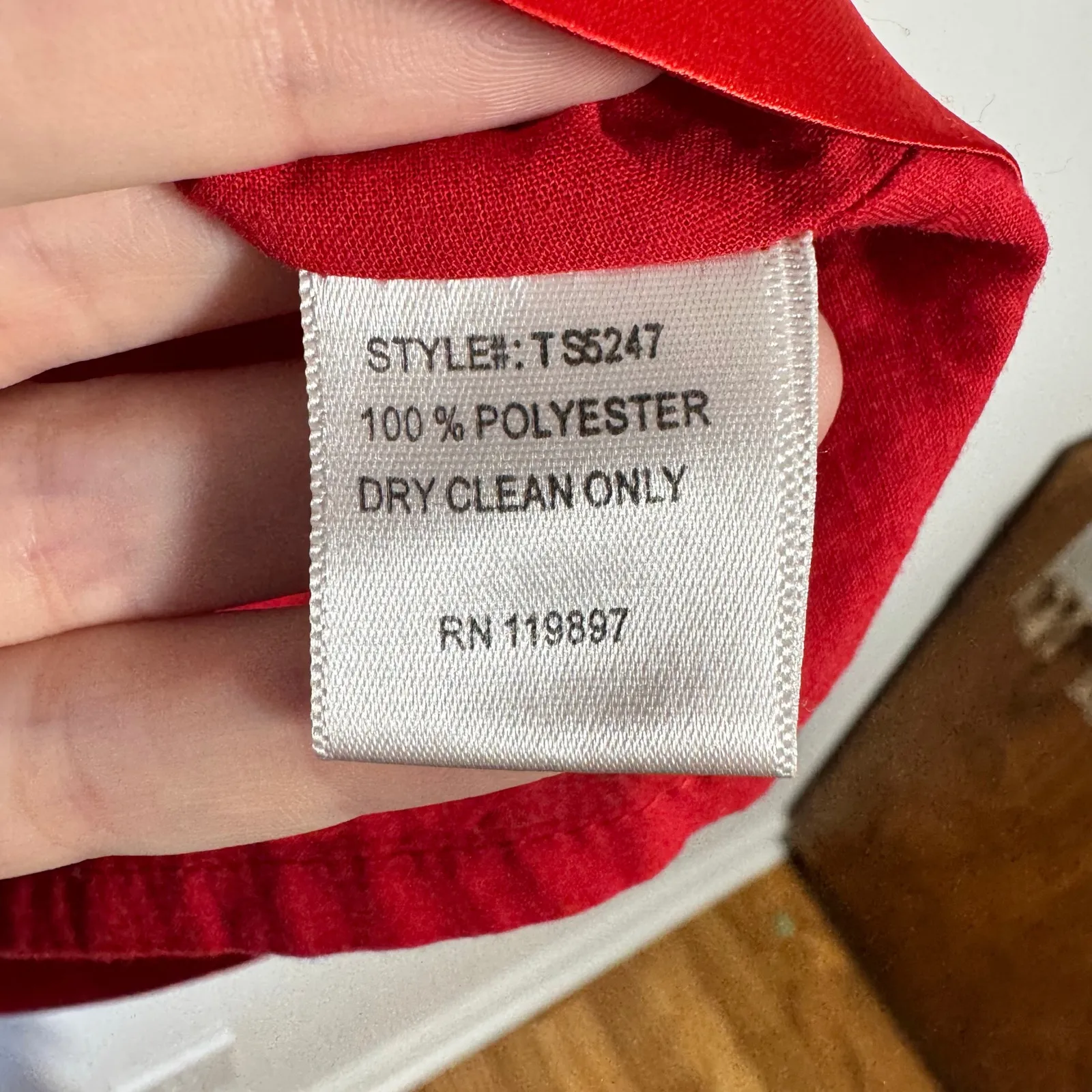 Collective Concepts Pleated Ruffle Sleeve Top Women S Red Romantic Quite Luxury - Image 6