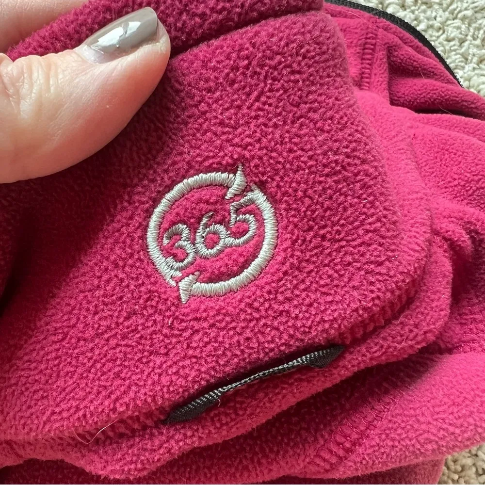 Eddie Bauer Windcutter 365 Fleece Jacket Vest Size XS Plum Color Polarte… - Image 10