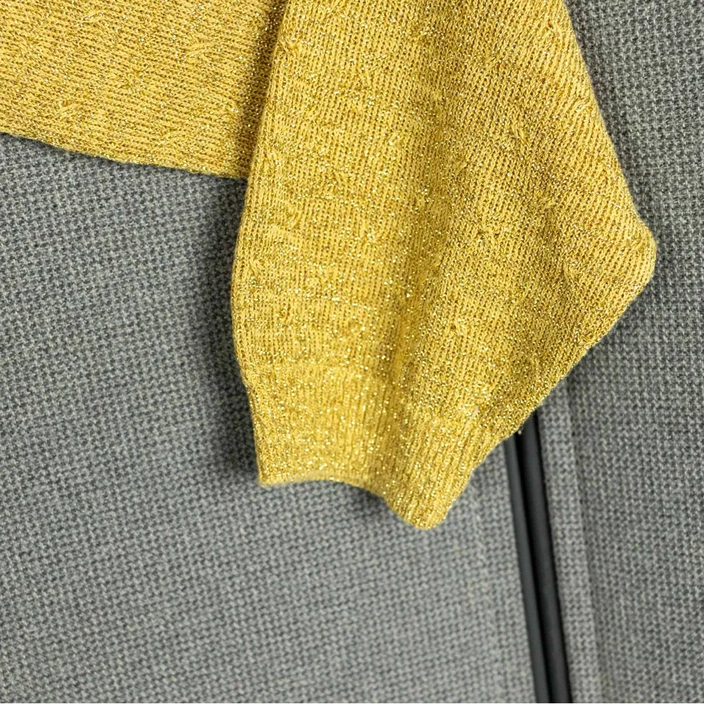 Alfred Dunner Gold Metallic Turtleneck Sweater - Image 11