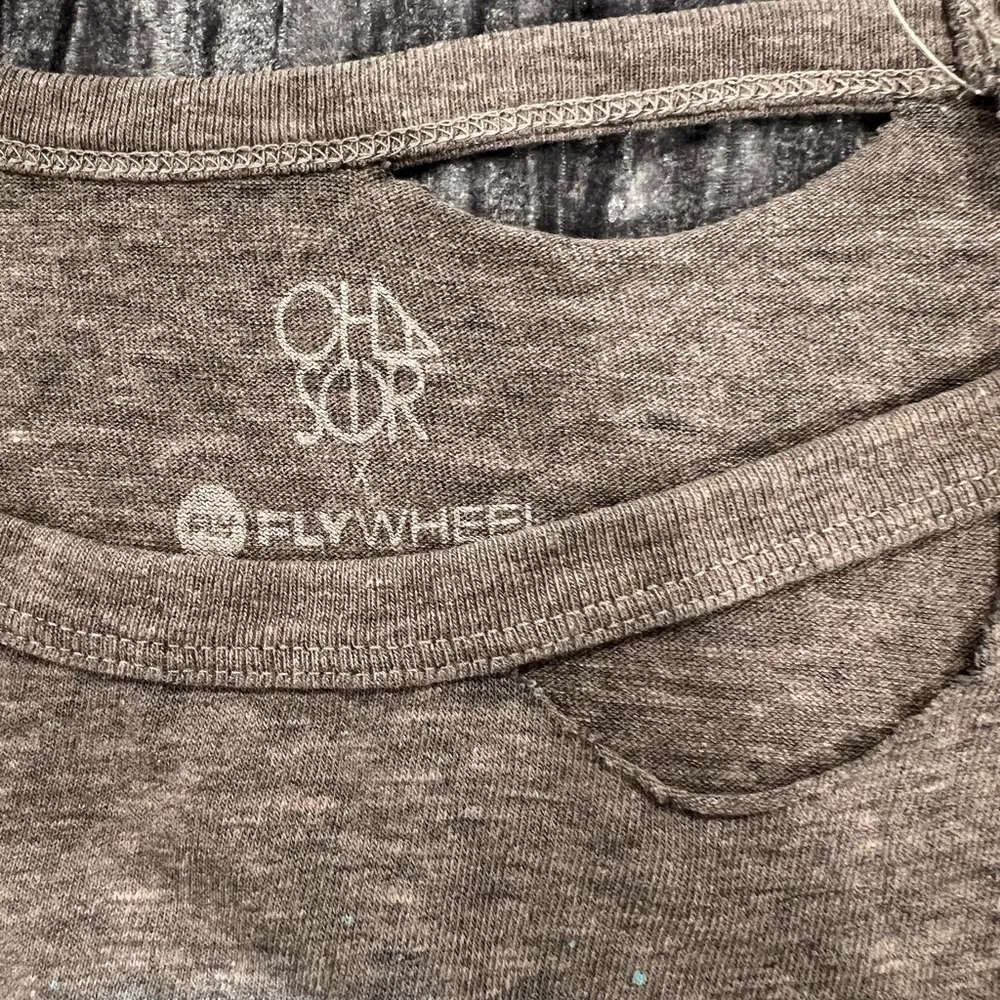 Chaser Grey Long Sleeve Shirt with Blue Graphic - Image 3