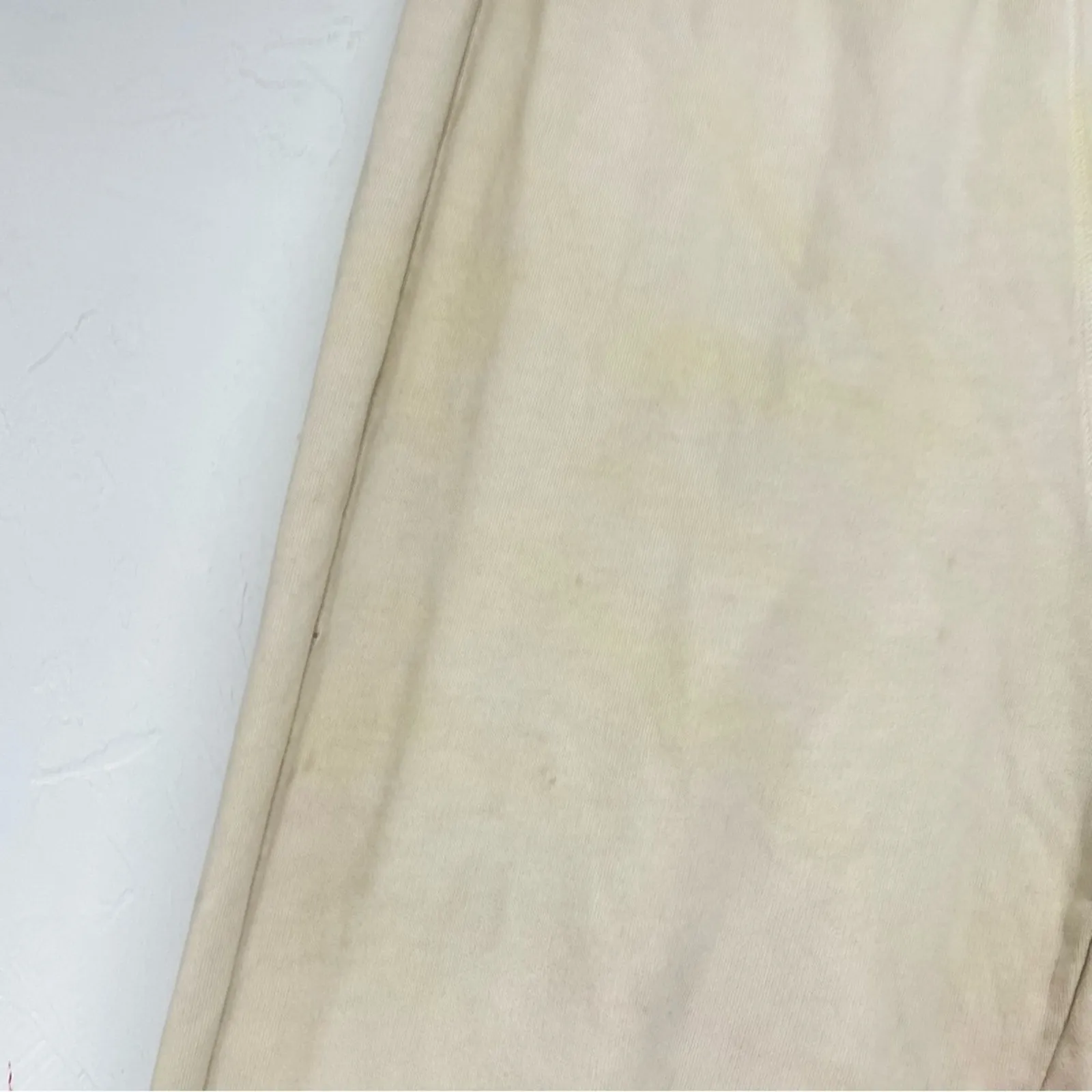 Reformation Pale Yellow Pink Tie Dye Pull On Sweatpants Womens XS Cozy Damaged - Image 5