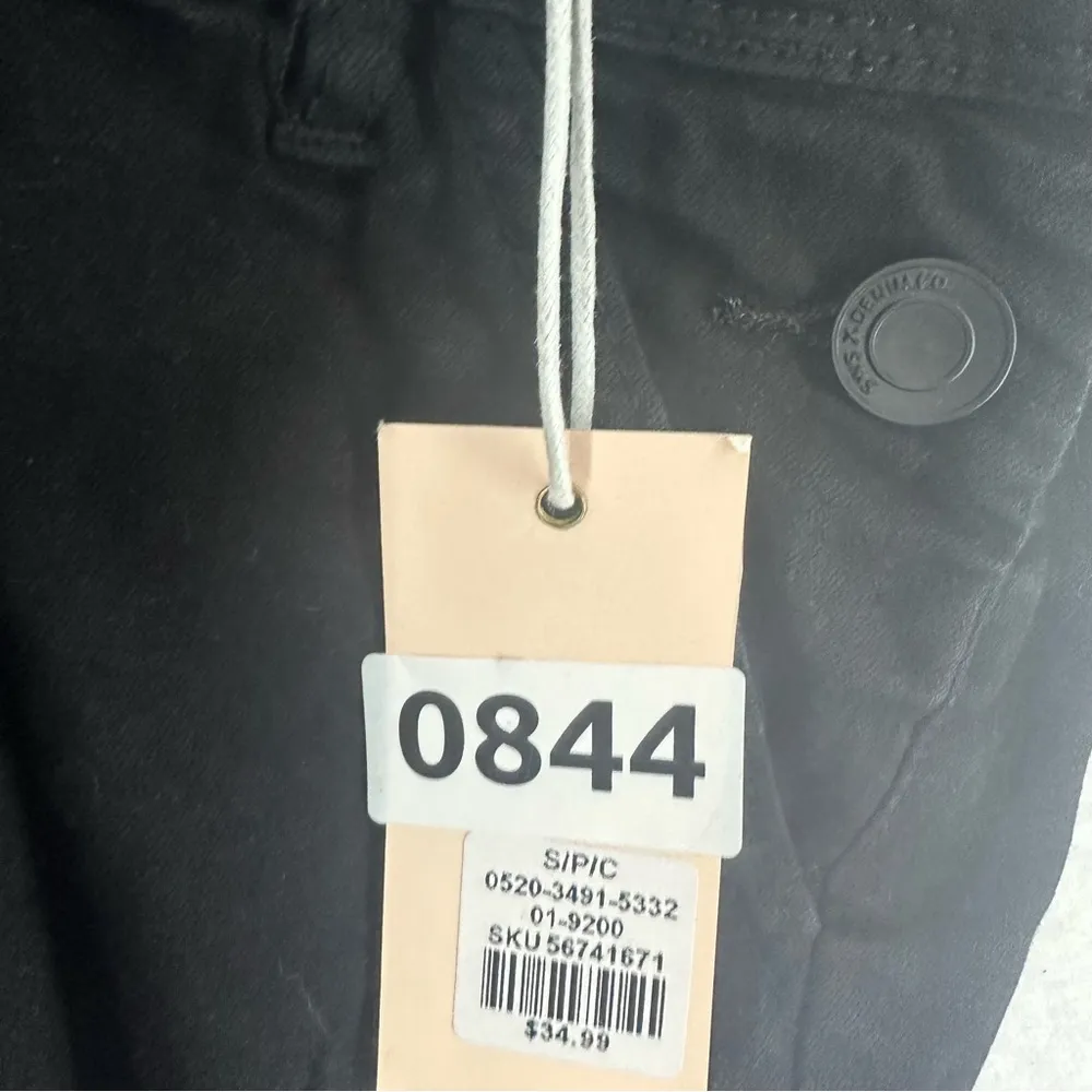 Streetwear Society Shortall Sallopette Courte Overalls Shorts Women’s S/P Black - Image 12