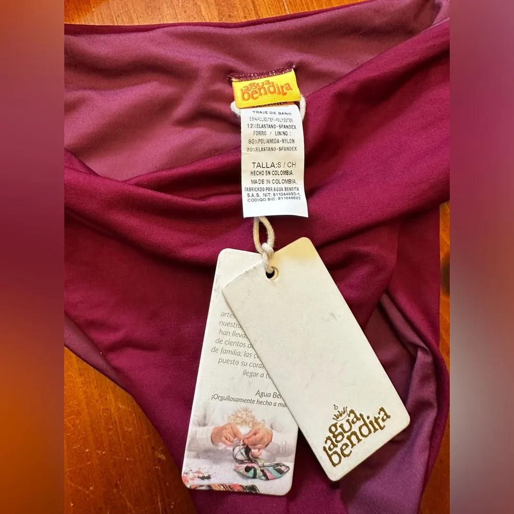 Agua Bendita Trini Leva Asymetric one piece sz S/M - Image 10