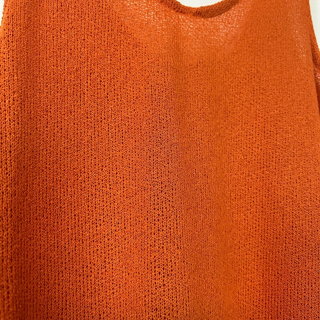 NWOT Mango orange midi dress - Image 6