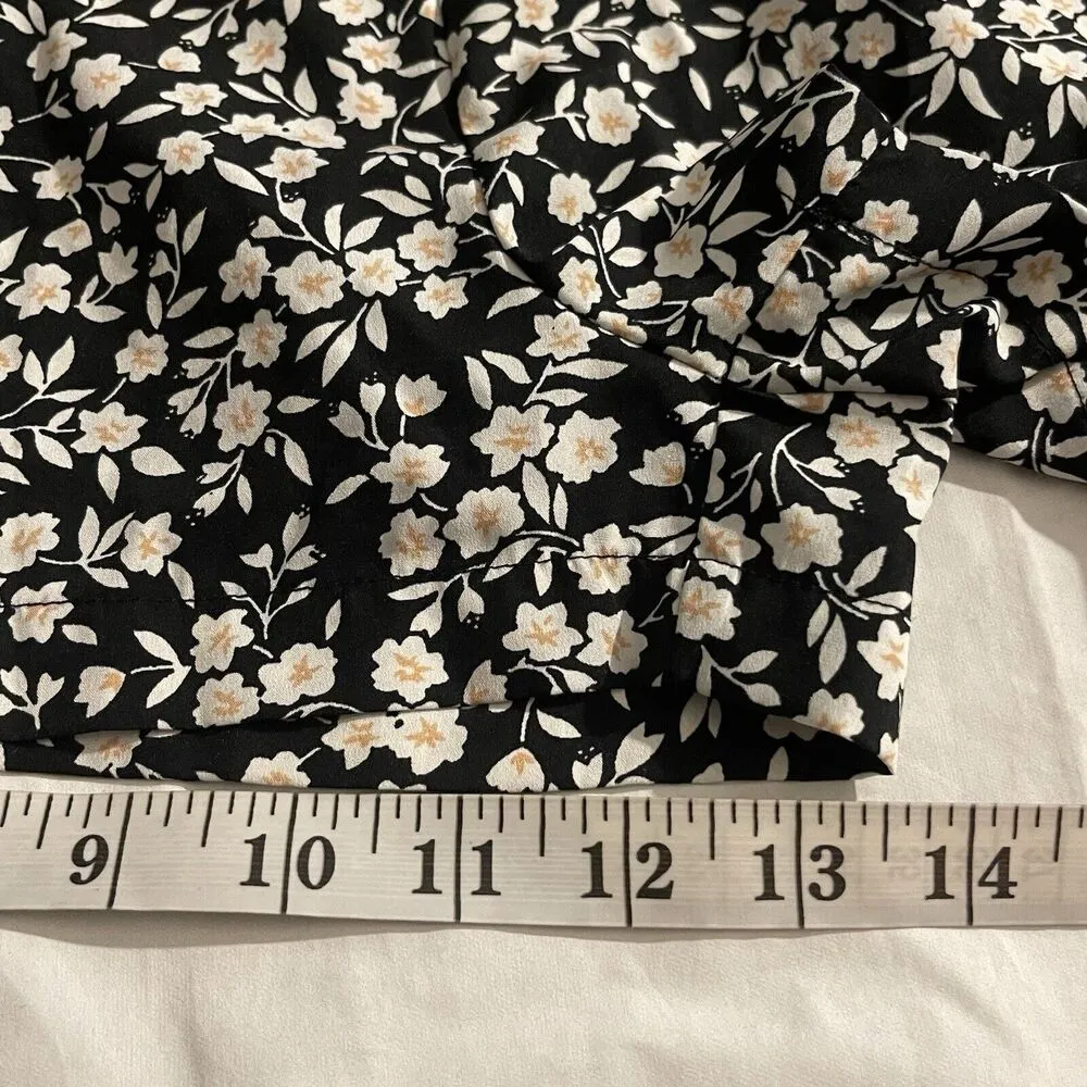 Boohoo Womens Shorts Size 10 Floral High Waist Casual Modern Y2K 90's Bohemian - Image 12