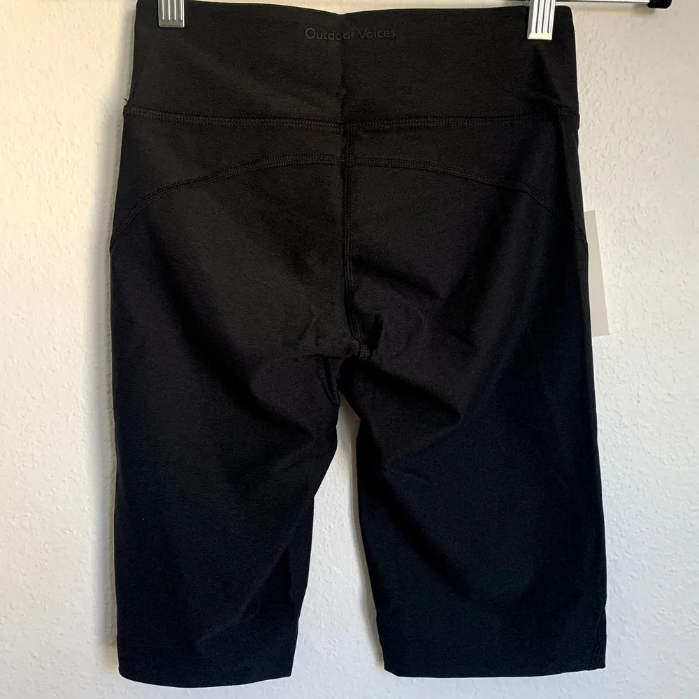 NWT Outdoor Voices Warmup 10" Bike Shorts in Black - Image 3