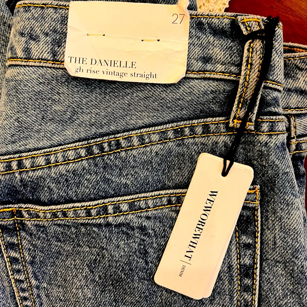 WeWoreWhat Distressed Blue Jeans - Image 2