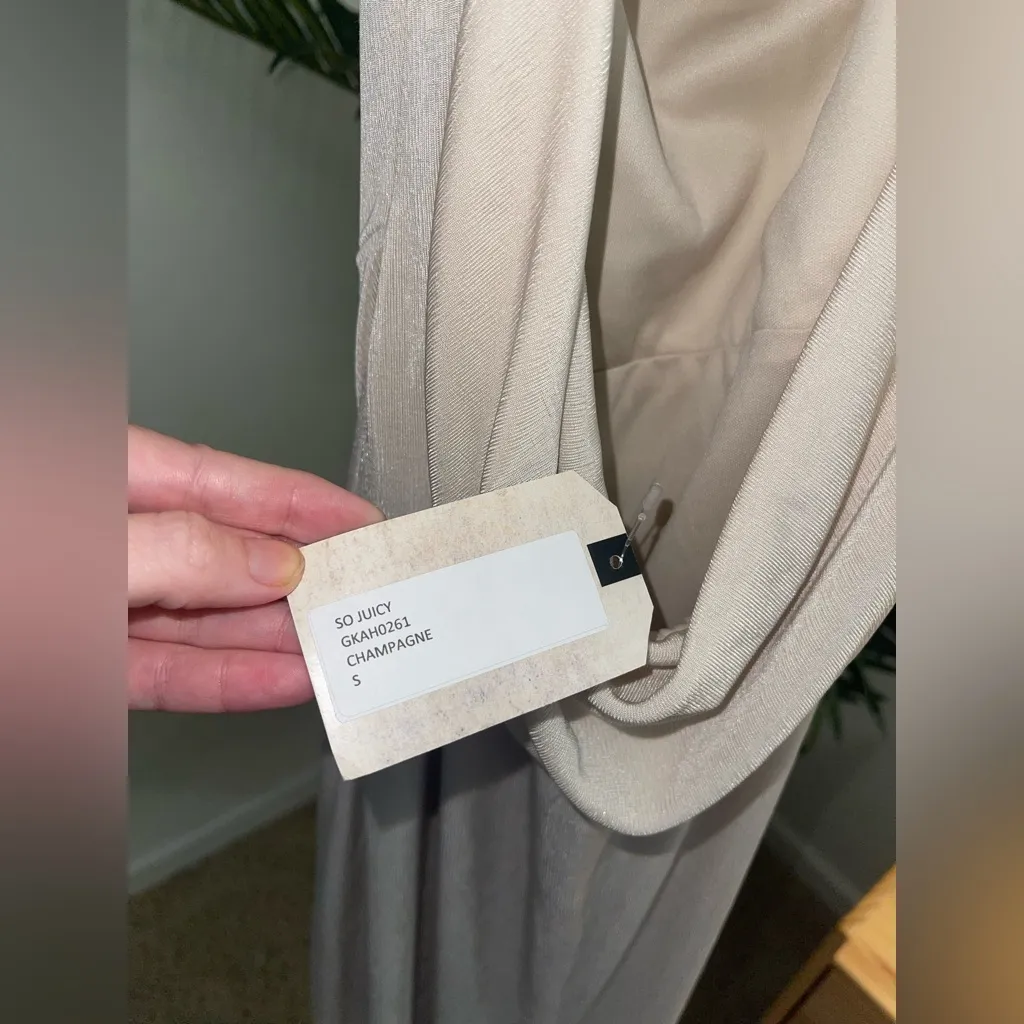 Katie May X REVOLVE So Juicy Dress‎ in Champagne Small NWT - Image 9