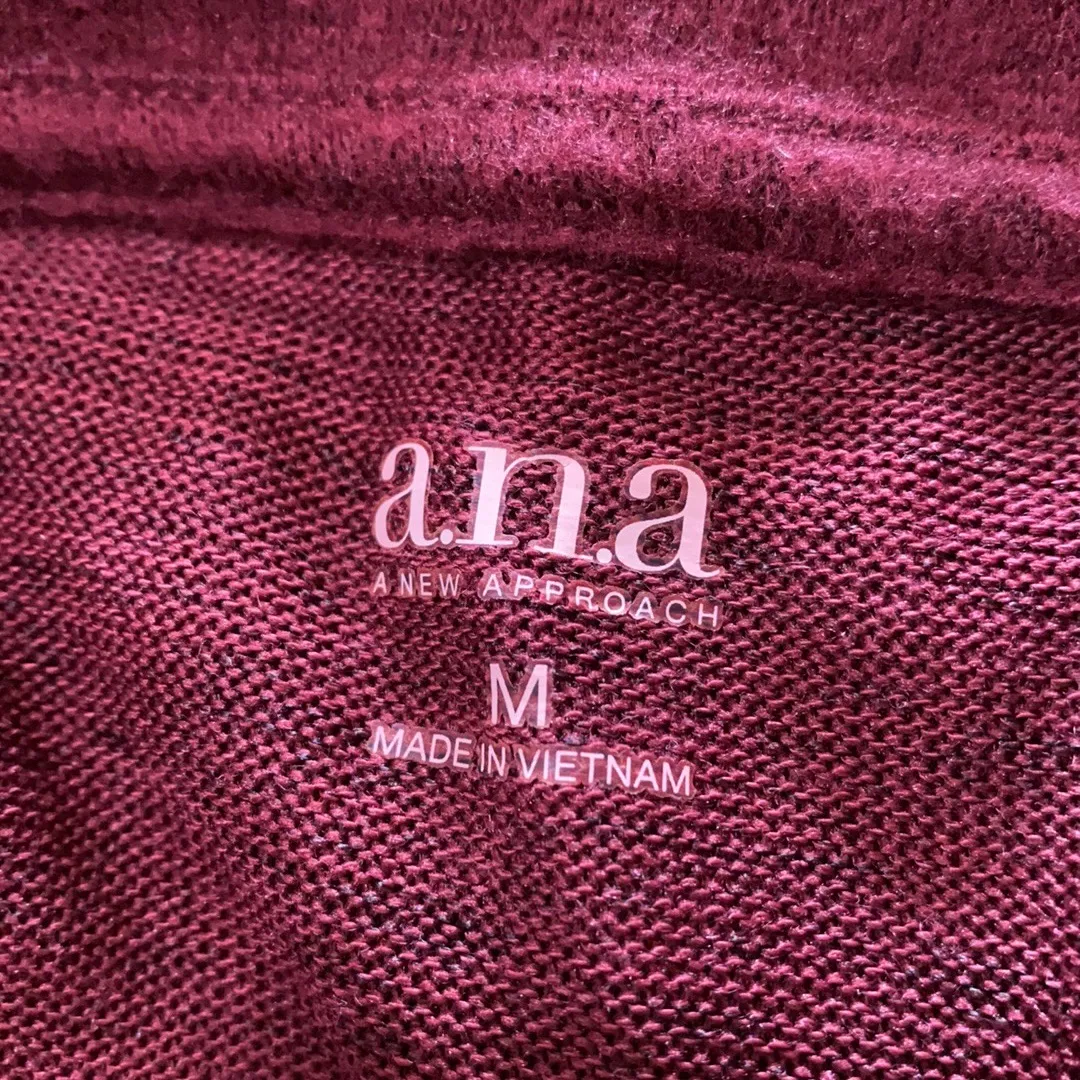 Ana Dark Red Bell Sleeve Sweater - Image 5