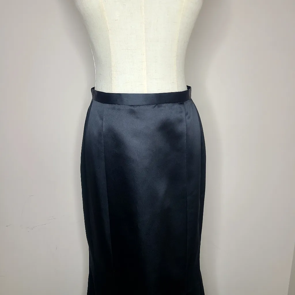 Caché Black Fit‎ And Flare Maxi Skirt Size 4 - Image 2