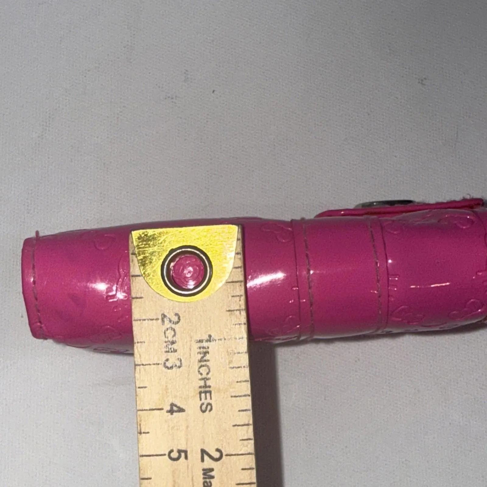 Hello Kitty Vintage Y2K 2009 Loungefly Wallet Pink Patent Leather Collectible - Image 9