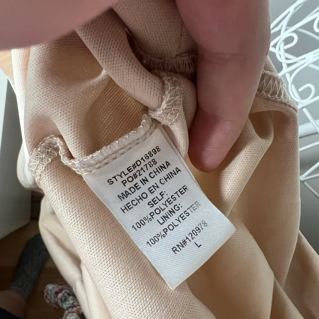 Entro Multi Ditsy Floral Fit And Flare Long Sleeve Dress Sz L Feminine Romantic - Image 8