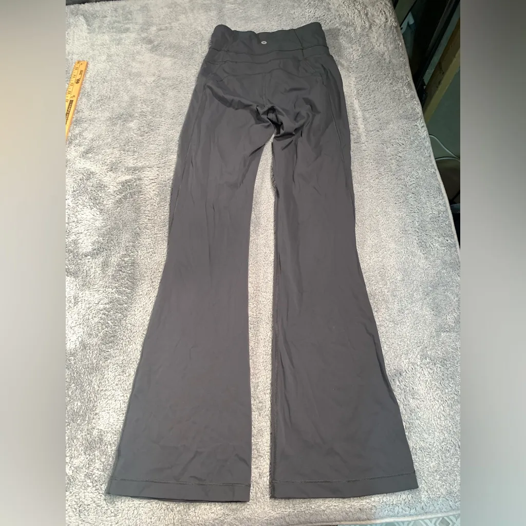 Lululemon groove pant flare 4 gray - Image 7