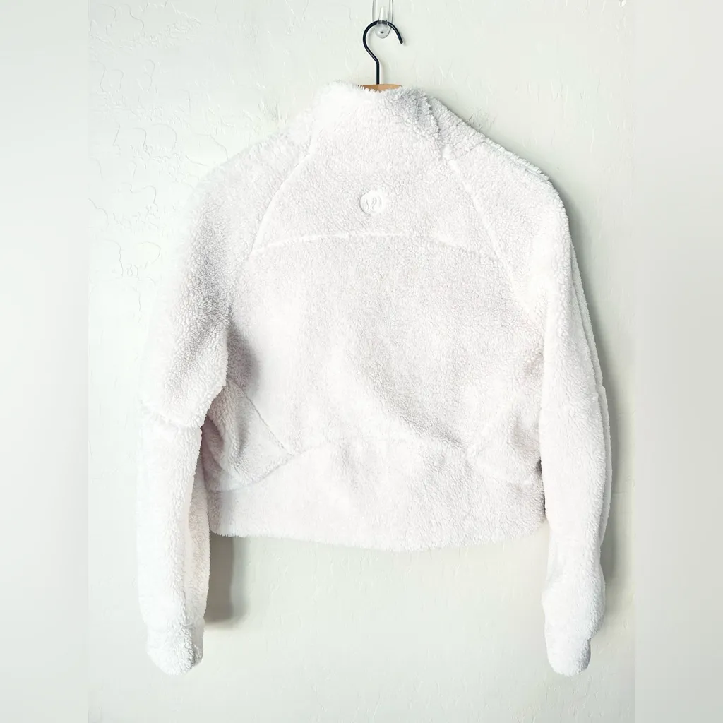 Lululemon Scuba Oversized Fleece jacket cream Bone XS/Small - Image 10