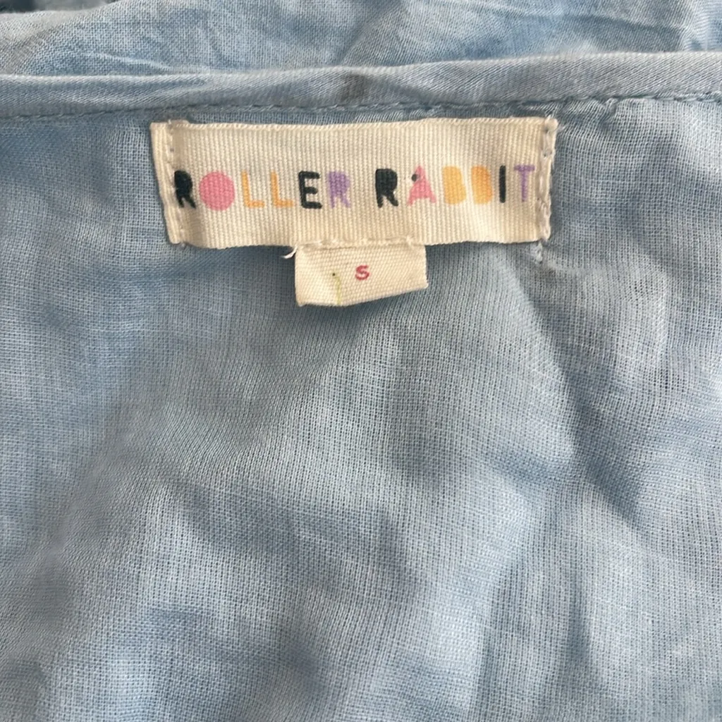 Roller Rabbit  Eyelet Brita Top Size Small - Image 6